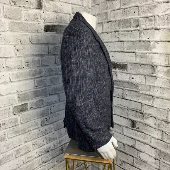 Vintage Tweed Wool Two Button Blazer Sport Coat - Picture 3 of 14